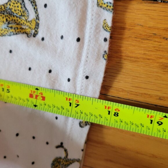 ZARA Womens Leopard Print T-Shirt Polka Dot Short Sleeve Casual Wear Made In Por - Picture 5 of 7